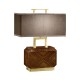 Tea Caddy Rosewood Table Lamp