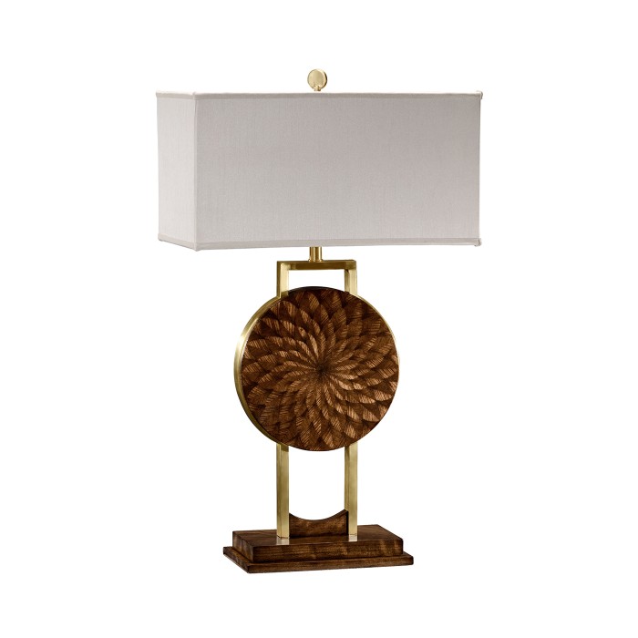 Pangolin Zebrano Table Lamp