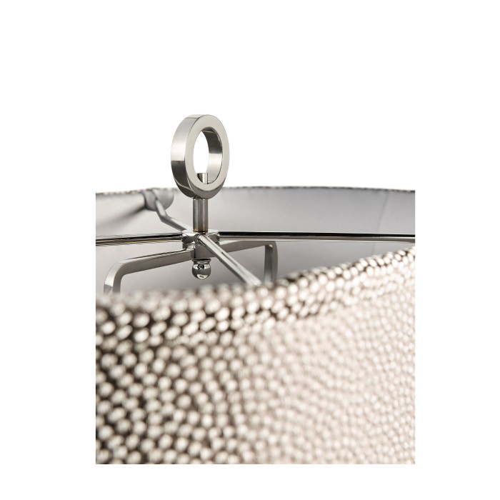 Porthole Faux Macassar Table Lamp