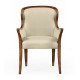 Low Curved Back Dining Arm Chair