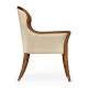 Low Curved Back Dining Arm Chair