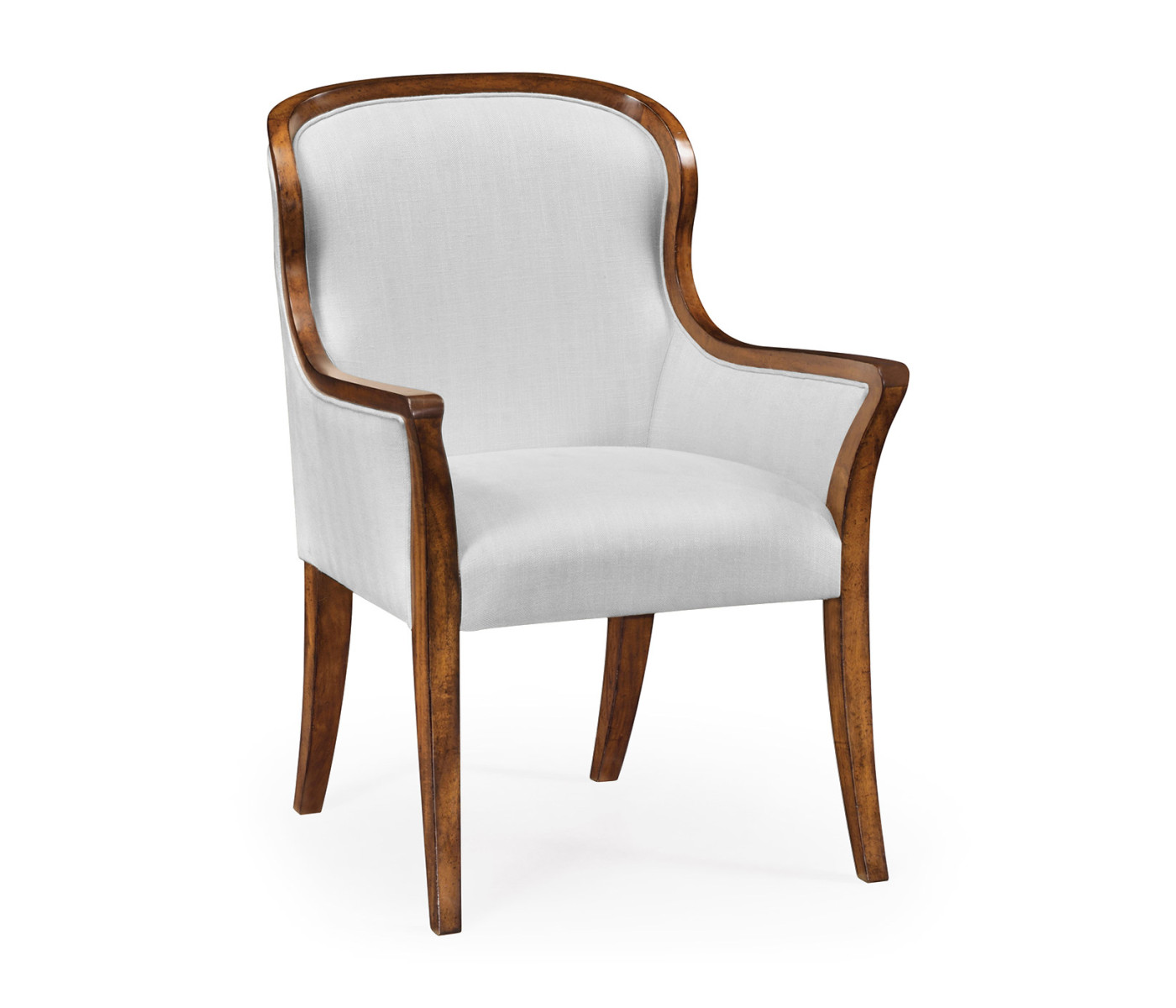 Low Curved Back Dining Arm Chair