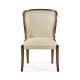 Low Curved Back Dining Side Chair