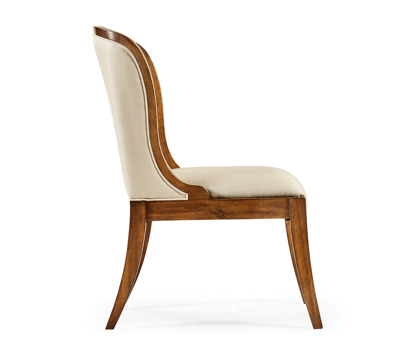 Low Curved Back Dining Side Chair