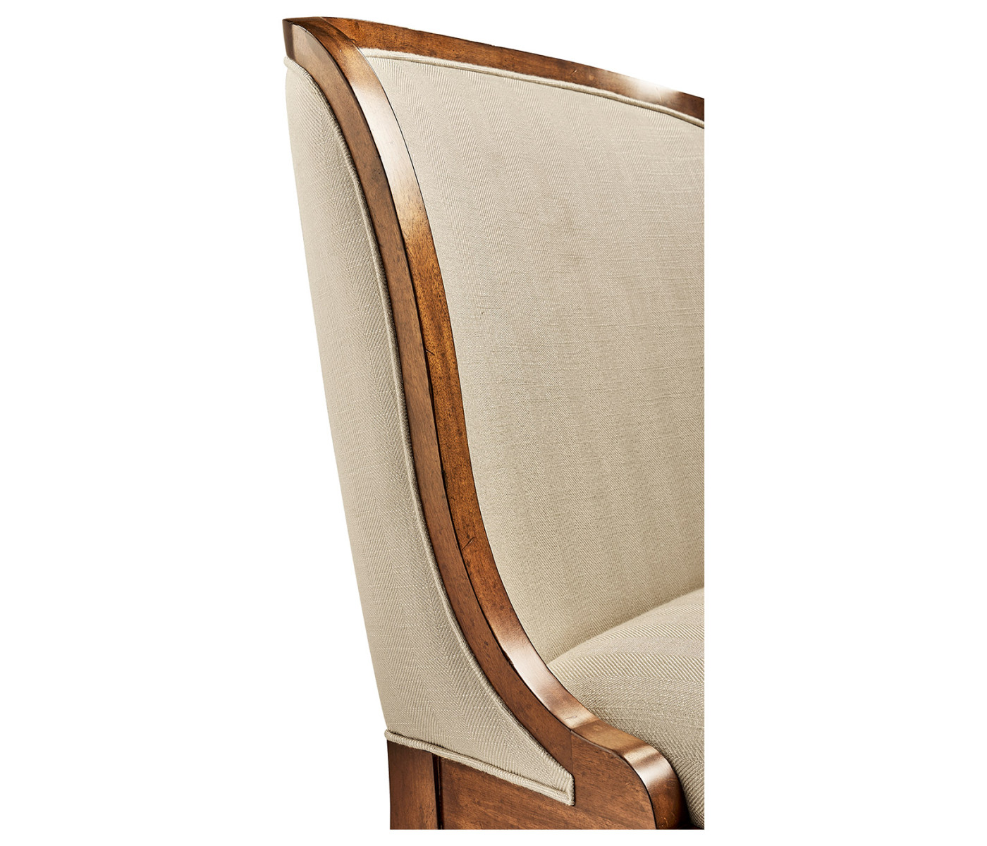 Low Curved Back Dining Side Chair