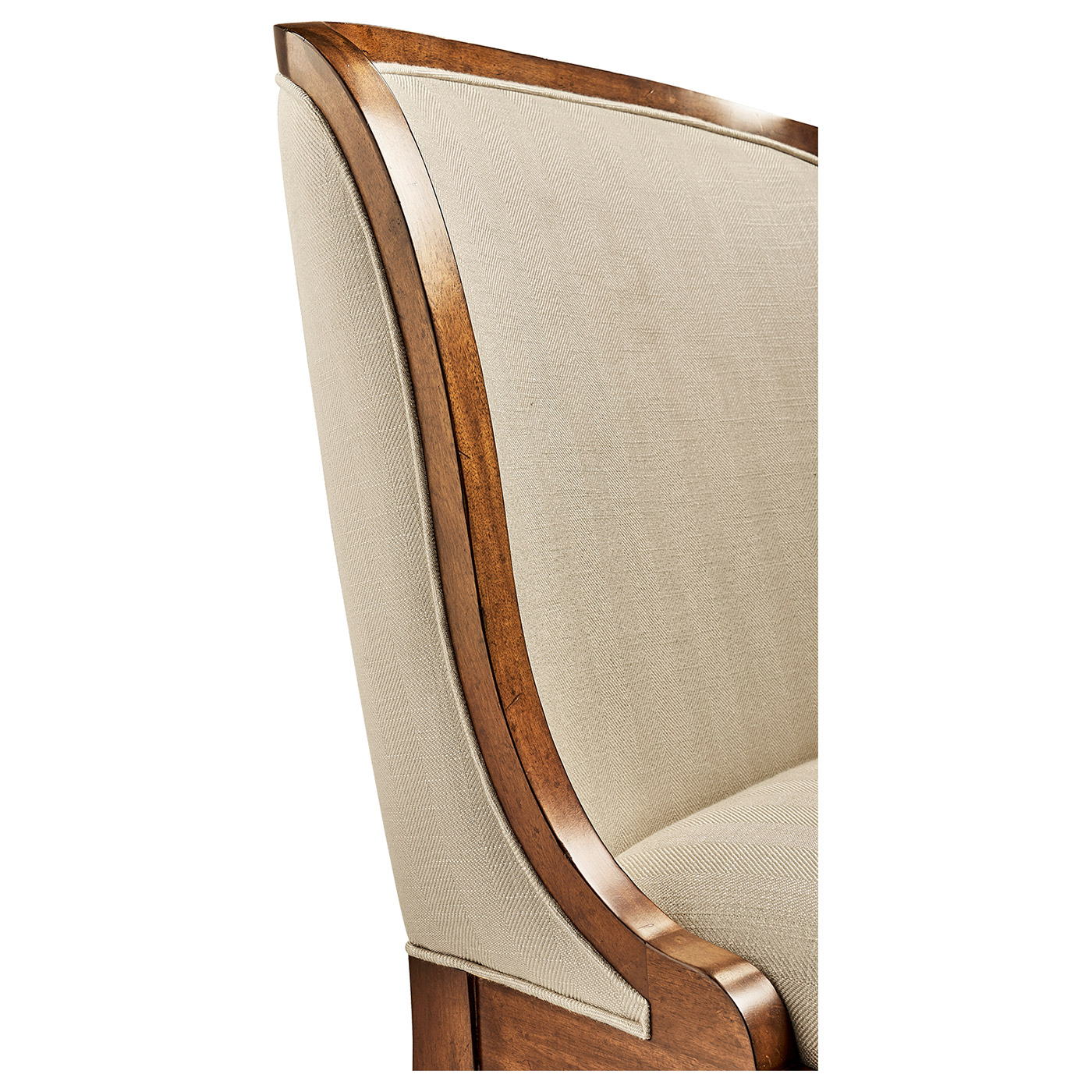 Low Curved Back Dining Side Chair