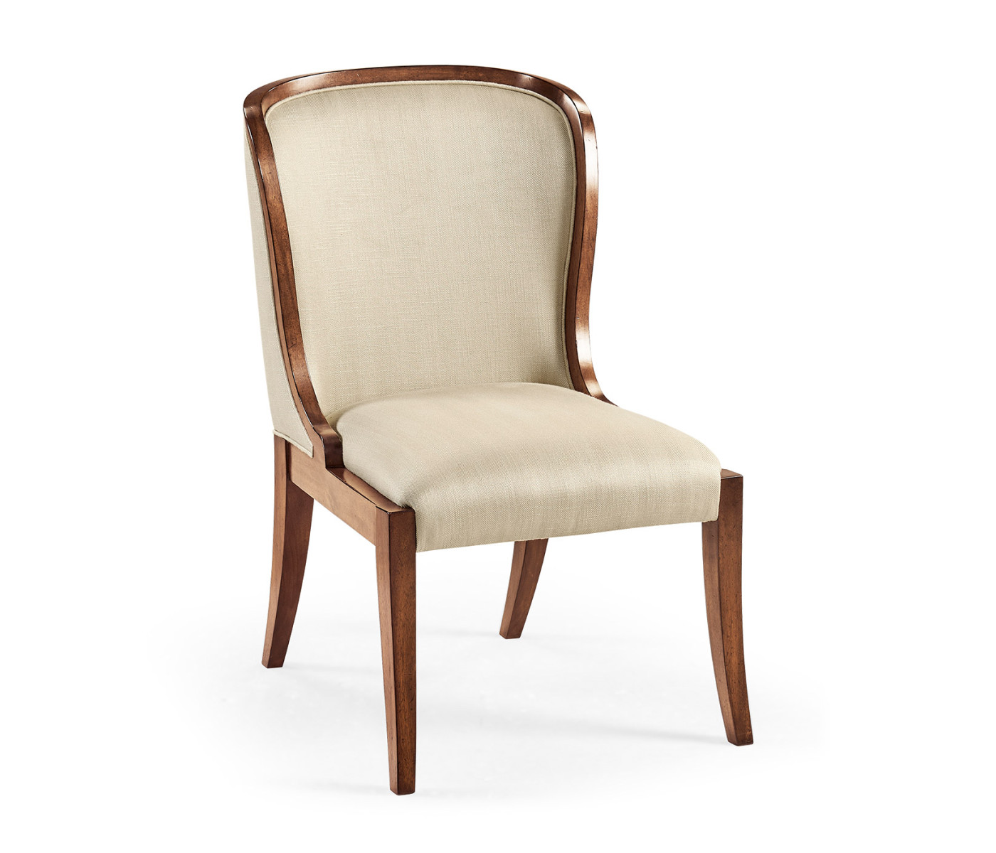 Low Curved Back Dining Side Chair