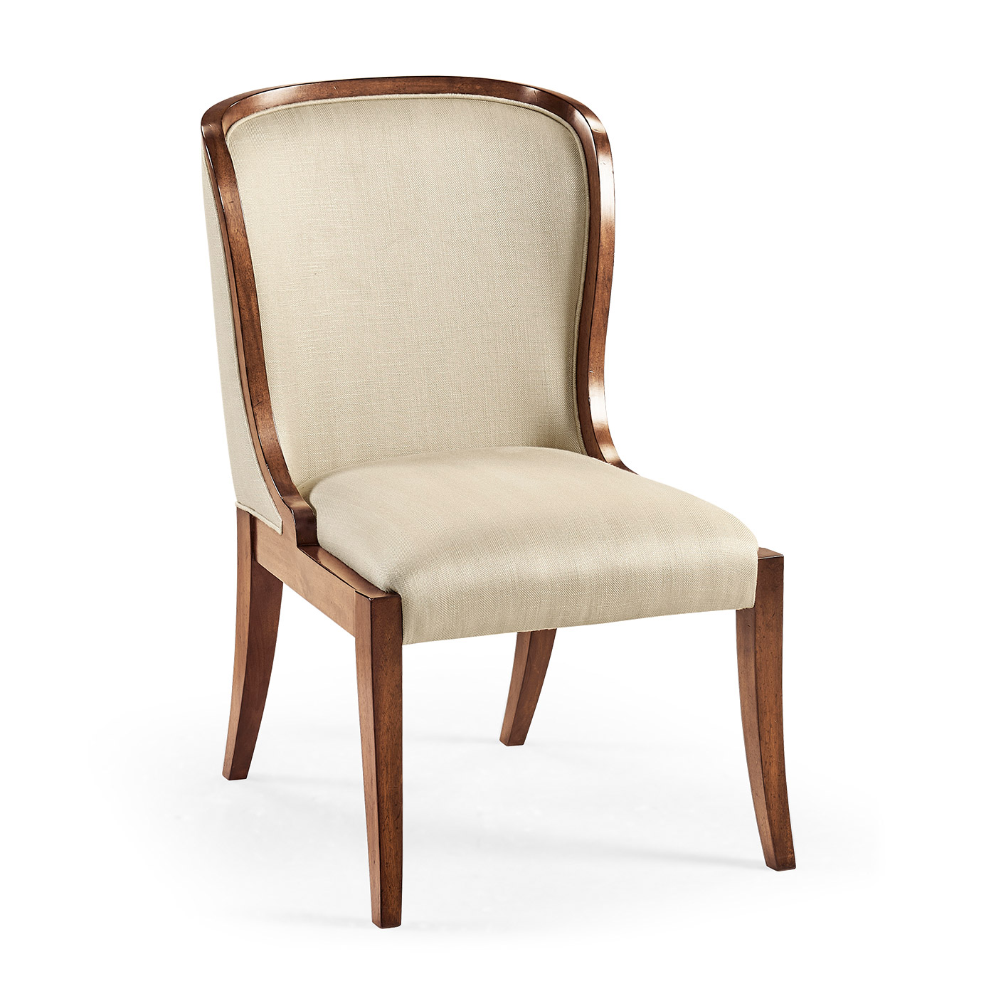Low Curved Back Dining Side Chair