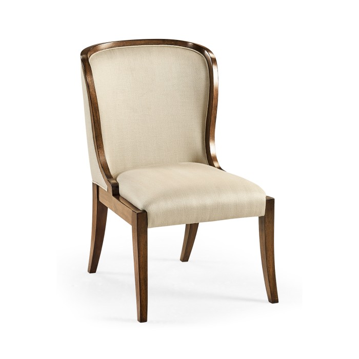 Low Curved Back Dining Side Chair