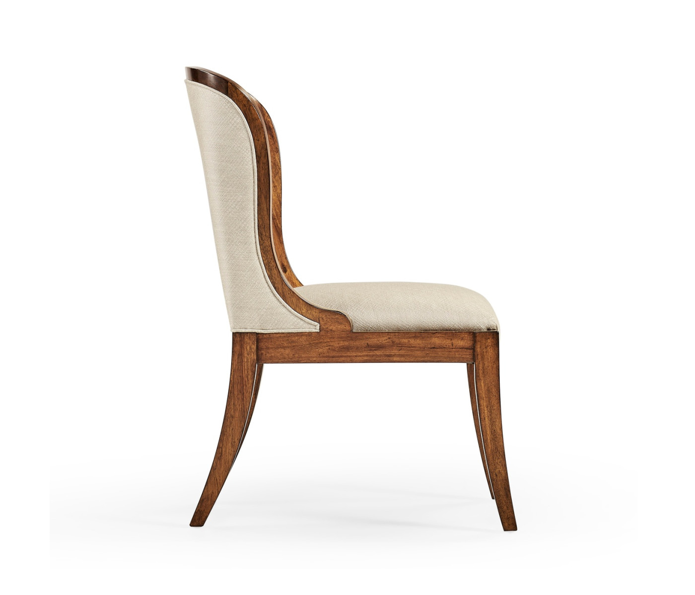 Low Curved Back Dining Side Chair