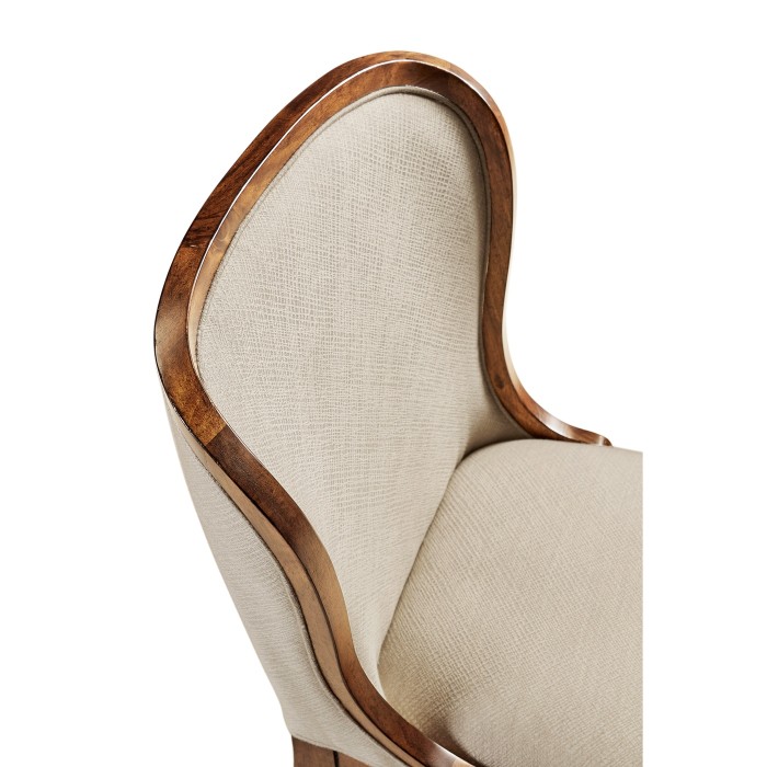 Low Curved Back Dining Side Chair