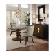 Black finish rectangular sunburst mirror