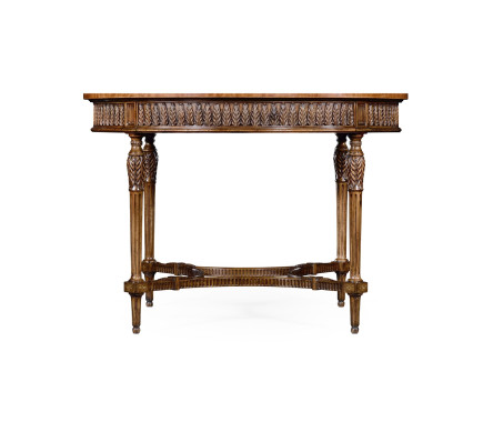 Napoleon III style circular centre table with fine inlay