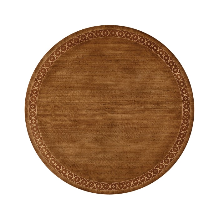 Napoleon III style circular centre table with fine inlay