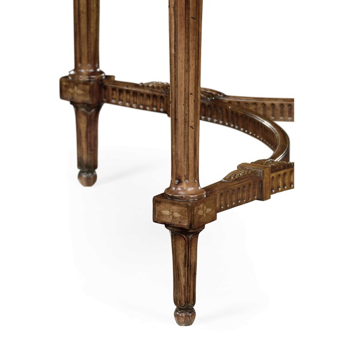 Napoleon III style circular centre table with fine inlay