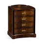 Biedermeier Style Mahogany Bedside Chest of Drawers
