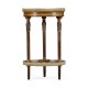 Napoleon III style lamp table with fine brass gallery
