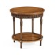 Napoleon III style round side table with fine inlay