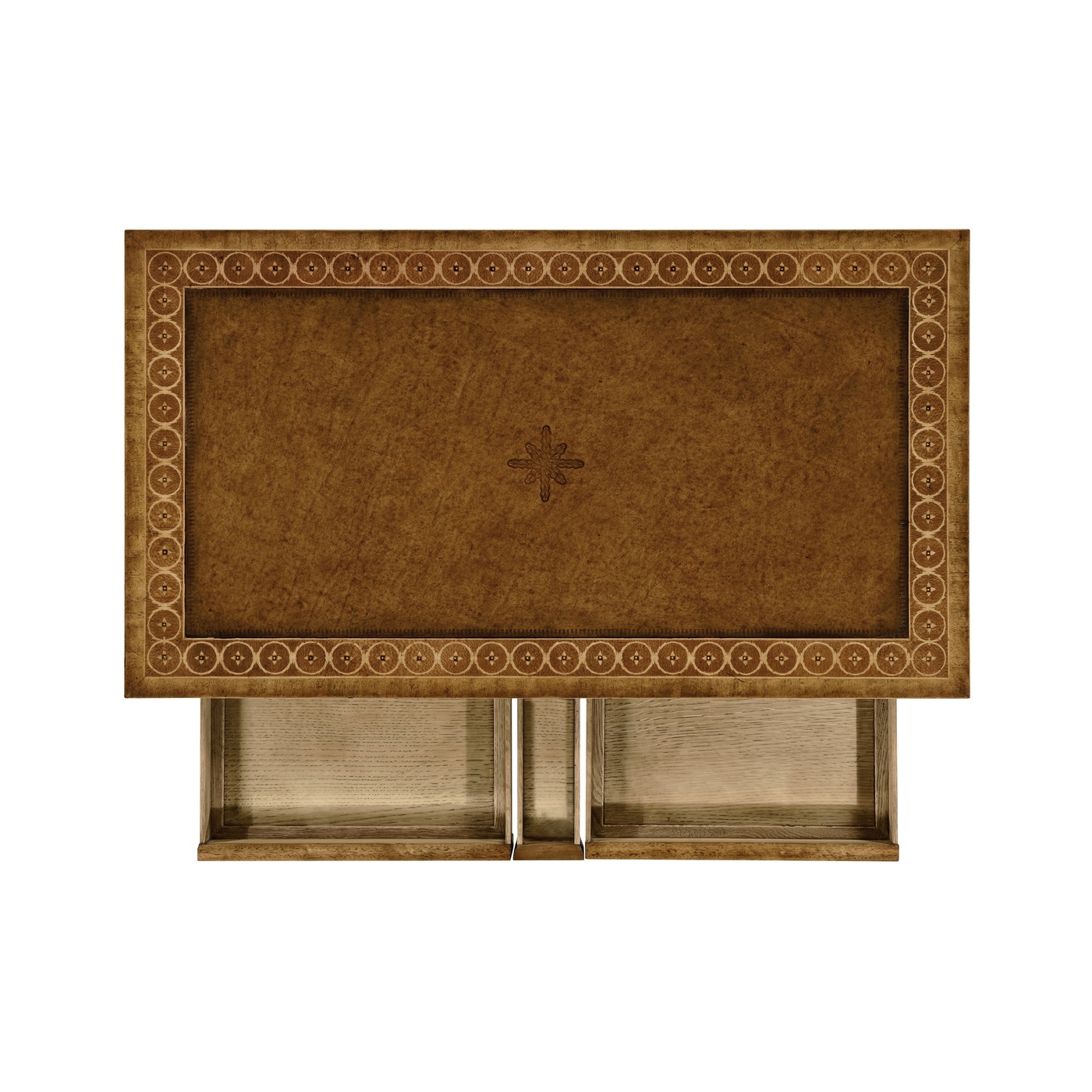 Napoleon III style bureau plat with fine inlay