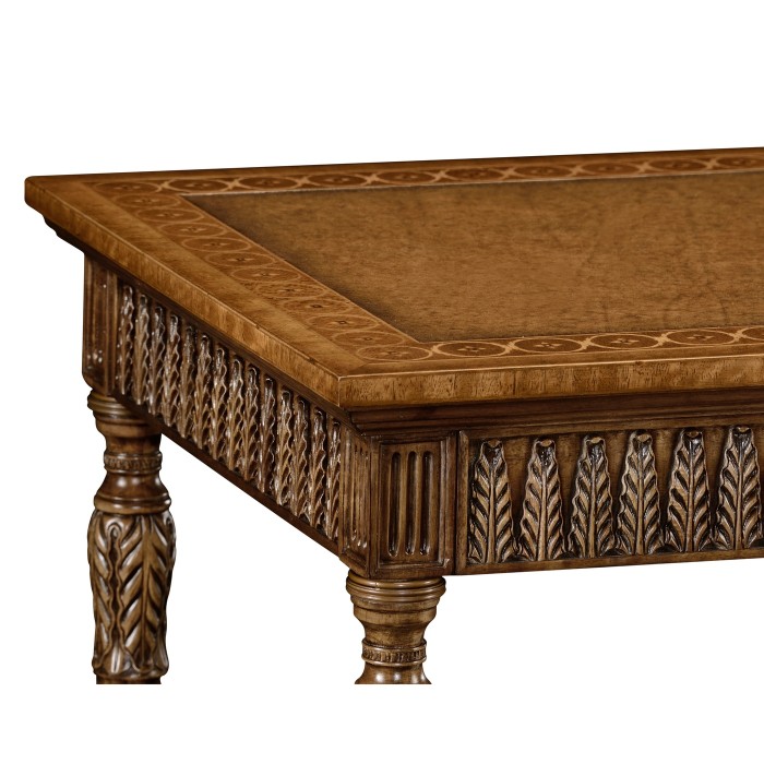 Napoleon III style bureau plat with fine inlay