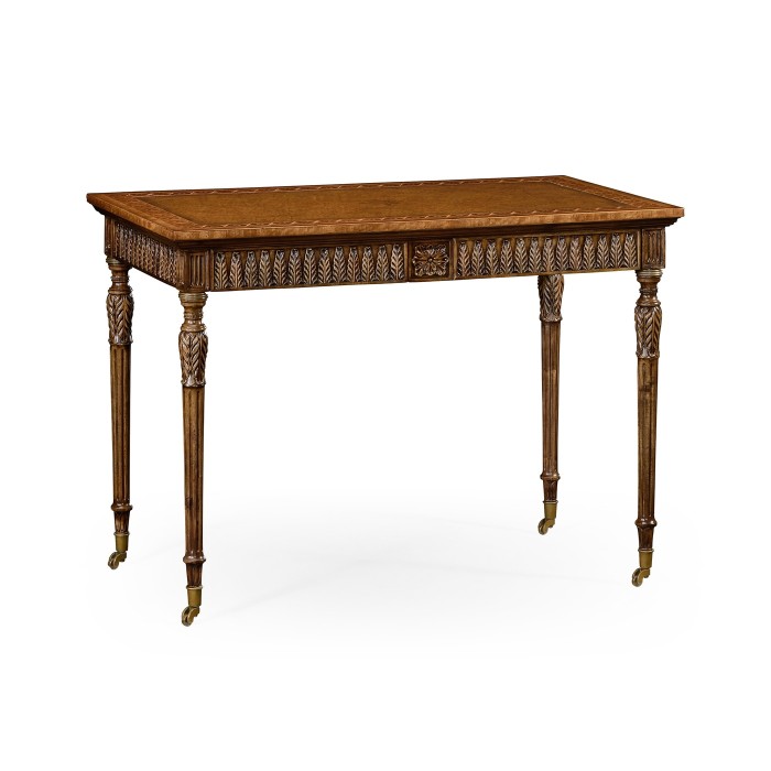 Napoleon III style bureau plat with fine inlay