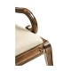 Regency Walnut Bench with Scrolling Arms