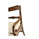 Regency Walnut Bench with Scrolling Arms