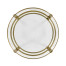 Cosmo Round Antique Brass End Table