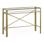 Brass & Glass Rectangular Console