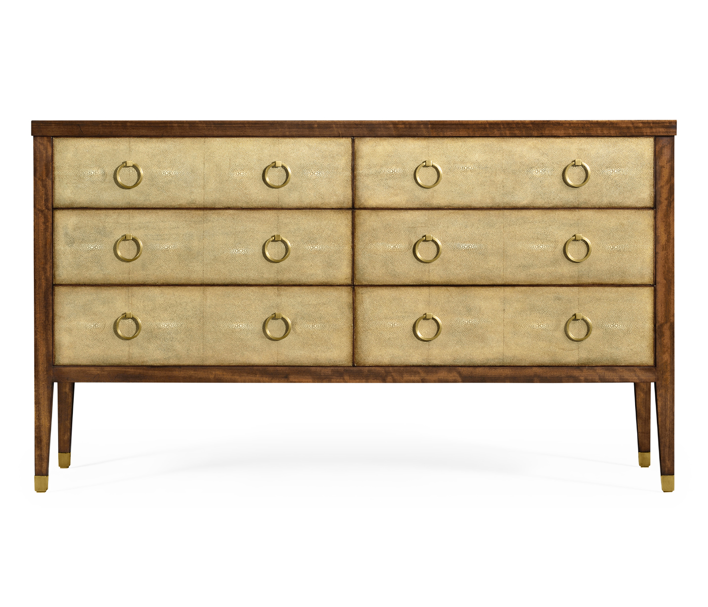 Ivory Shagreen Double Chest of Drawers