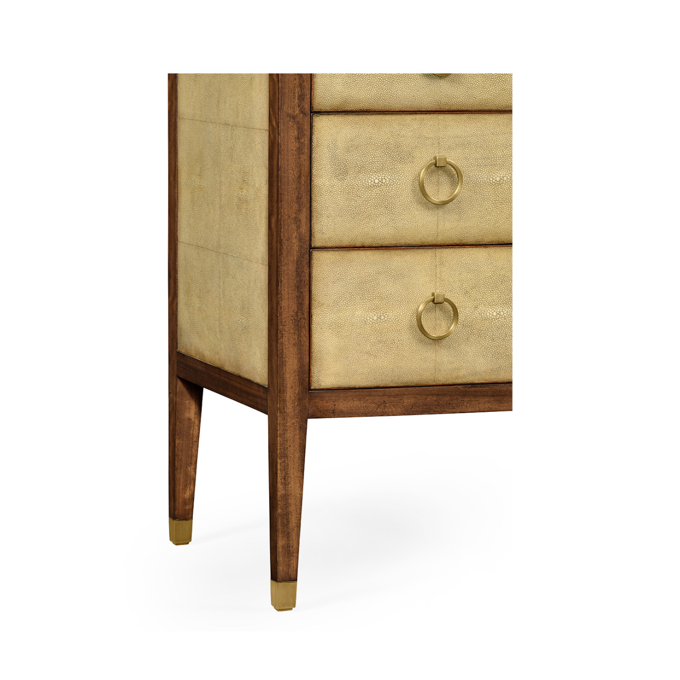 Ivory Shagreen Double Chest of Drawers