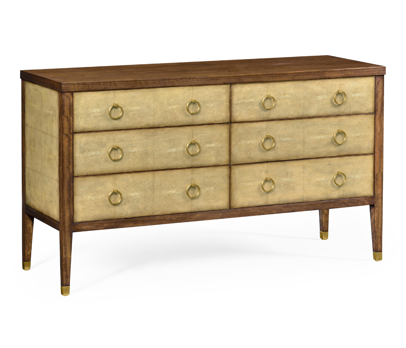 Ivory Shagreen Double Chest of Drawers