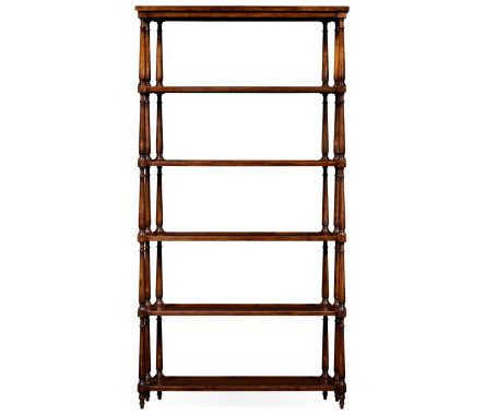 Five Tier Étagère with Triple Column Supports