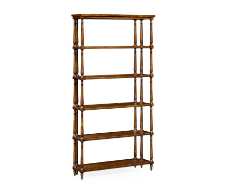 Five Tier Étagère with Triple Column Supports