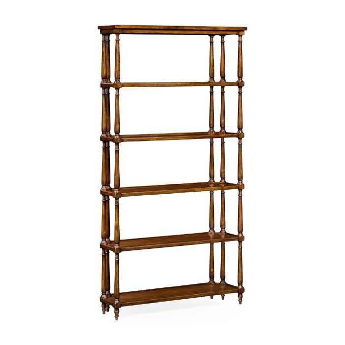 Five Tier Étagère with Triple Column Supports