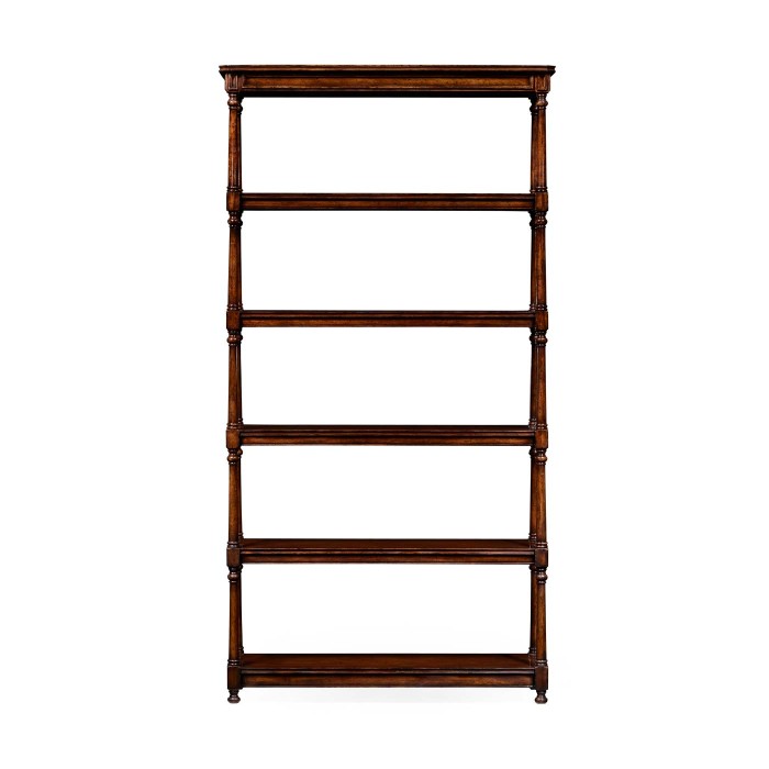 Five Tier Étagère with Double Column Supports