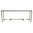 Hammered Anitque Black Brass Rectangular Coffee Table