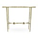 Hammered Light Brown Brass Circular Centre Table