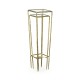 Brass hammered nesting tables