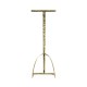 Hammered Light Brown Brass Sofa Drinks Table