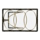 Hammered Antique Black Brass Sofa Drinks Table