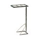 Hammered Antique Black Brass Sofa Drinks Table