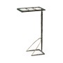 Hammered Antique Black Brass Sofa Drinks Table