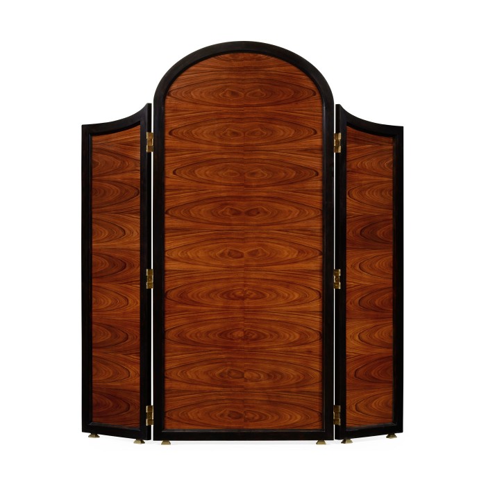 Art Deco style full length triple dressing mirror (High lustre)