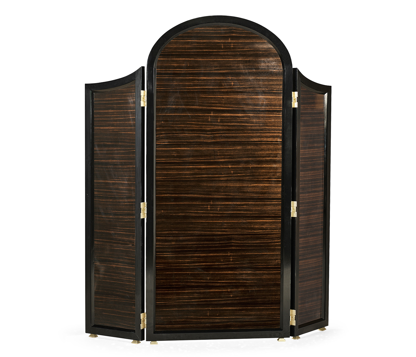 Triple Full Length Art Deco Macassar Ebony High Lustre Mirror