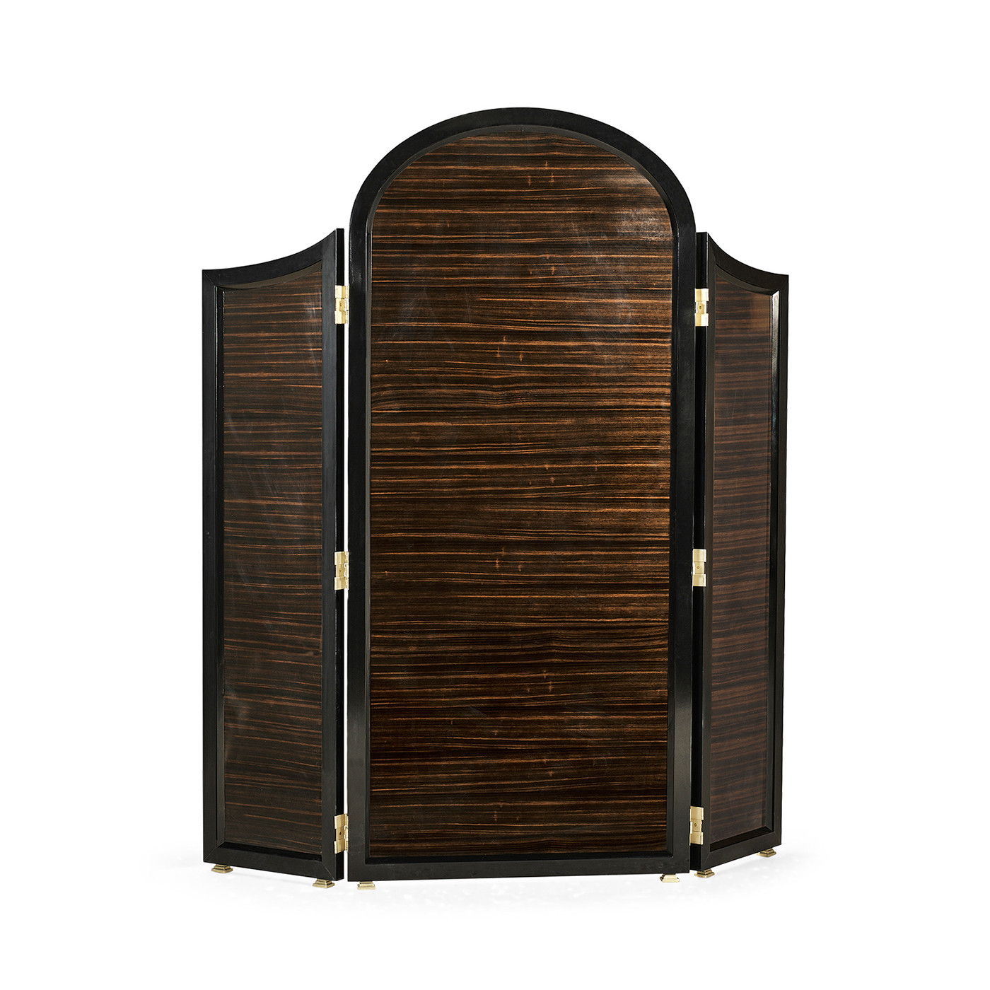 Triple Full Length Art Deco Macassar Ebony High Lustre Mirror