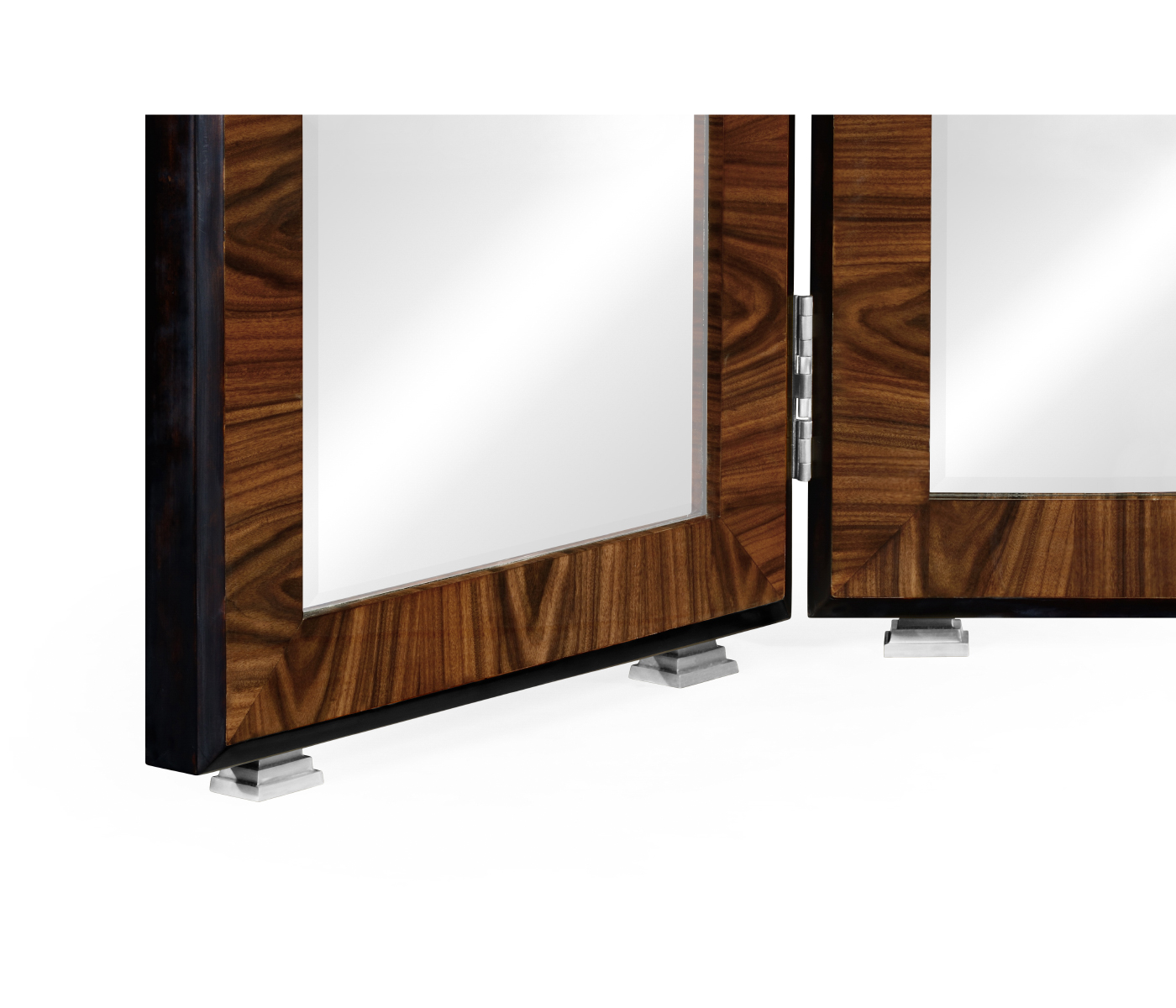 Art Deco style full length triple dressing mirror (High lustre)