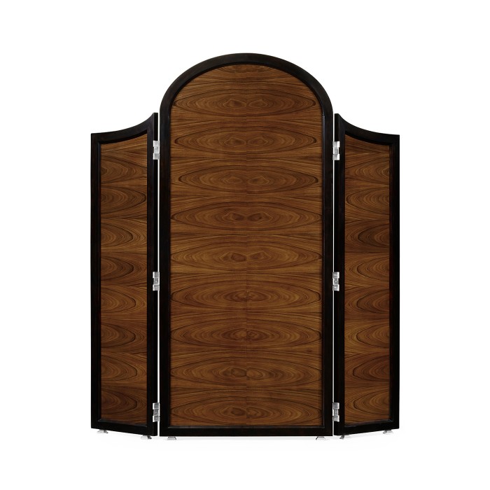 Art Deco style full length triple dressing mirror (High lustre)