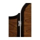 Art Deco style full length triple dressing mirror (Satin)