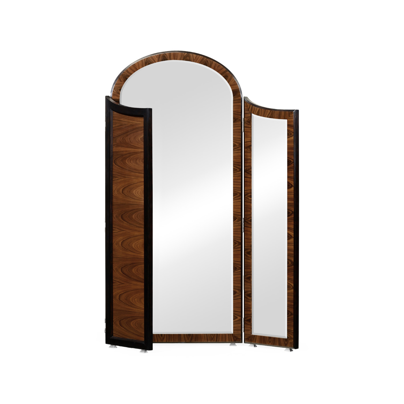 Art Deco style full length triple dressing mirror (Satin)